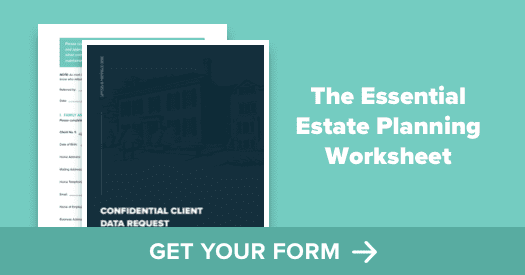 Essential Estate Planning Worksheet